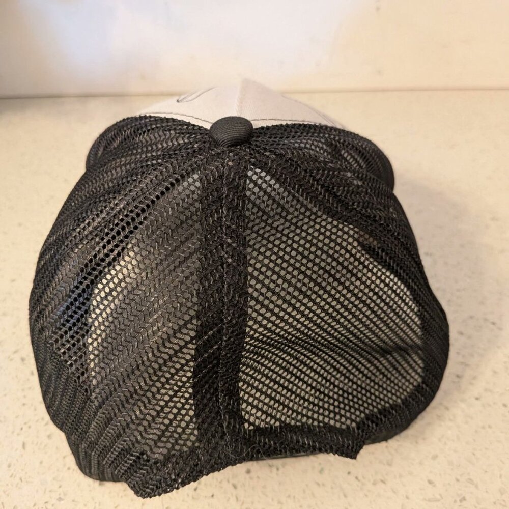 Vintage Vans Hat Skateboards Black White Snapback Otto Cap Trucker Skate Surf - Picture 2 of 6